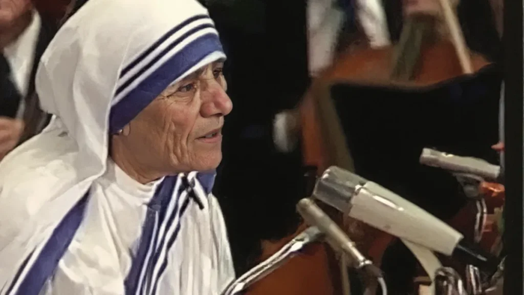 Imagem teresa de calcuta discurso nobel ilustracao do artigo Madre Teresa de Calcutá e o jornalista