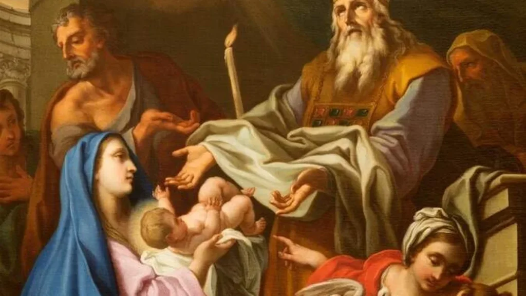 Imagem Apresentacao de Jesus no Templo Profeta Simeao do artigo Sinal de contradição