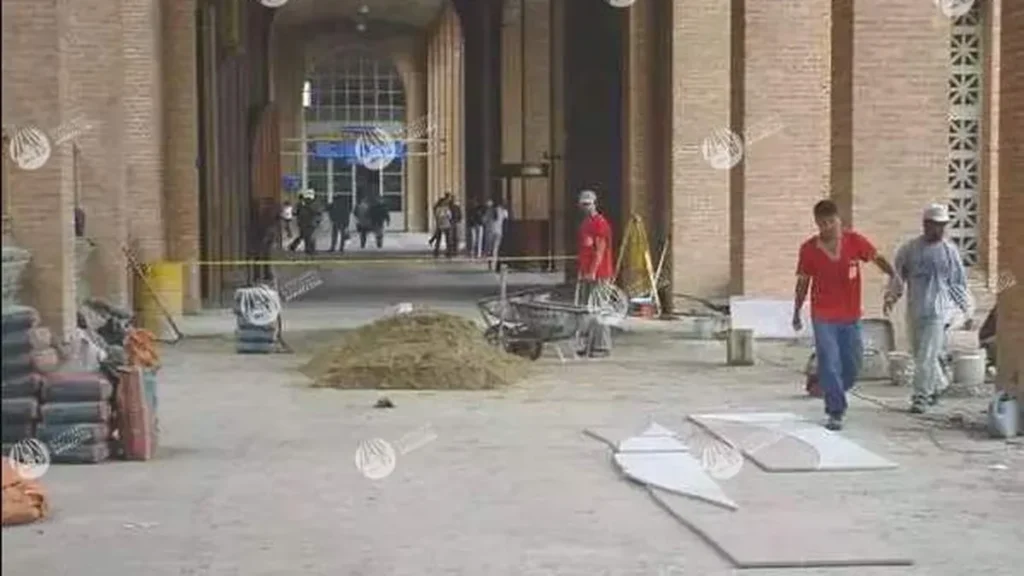 Imagem Assentamento do piso CDM do artigo Início do assentamento dos pisos