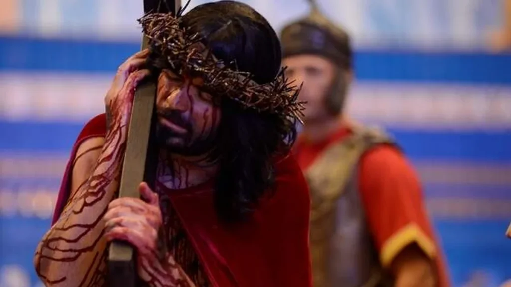 Imagem via sacrasn thiagoleon do artigo Cerca de 240 mil fiéis são esperados para a Semana Santa no Santuário Nacional