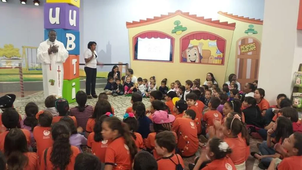 Imagem inauguracao do espaco dm 2 do artigo Santuário Nacional presenteia os pequenos com o Espaço Devotos Mirins