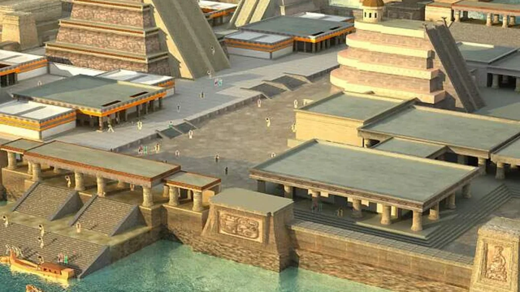 Imagem cidade asteca do artigo História da Igreja na América Latina: As civilizações pré-colombianas