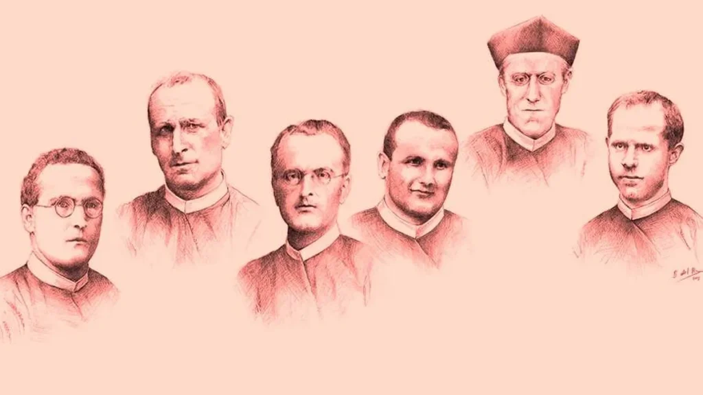 Imagem martires cuenca editado do artigo Beatos de Cuenca: seis redentoristas mortos por anunciar o Evangelho