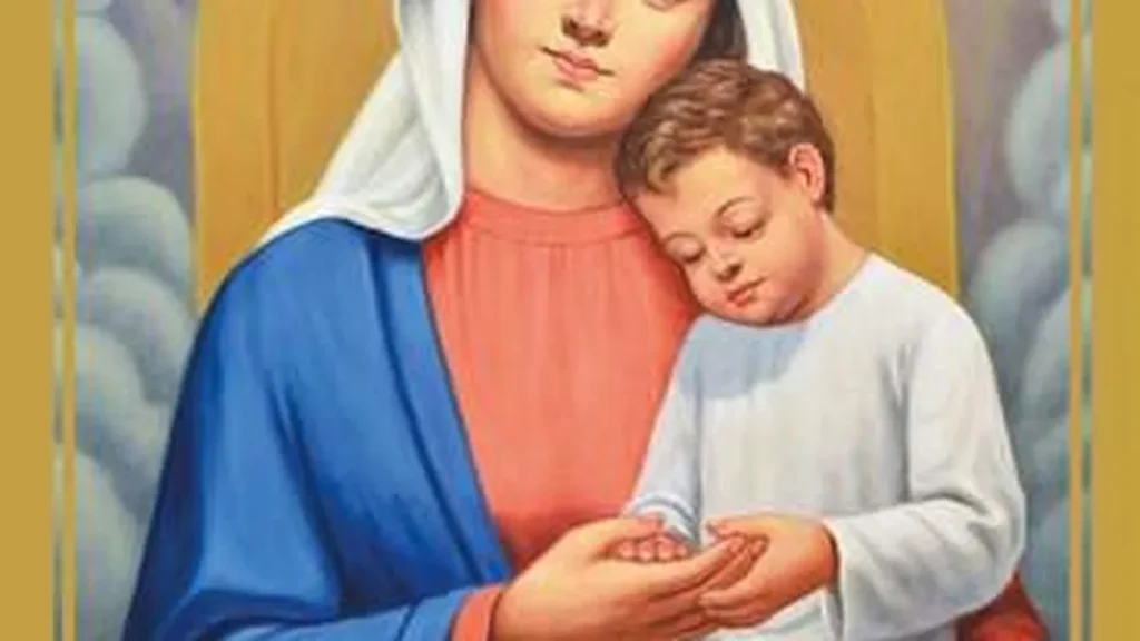 Imagem estampa maria mae de deus do artigo Oração: Maria, Mãe de Deus
