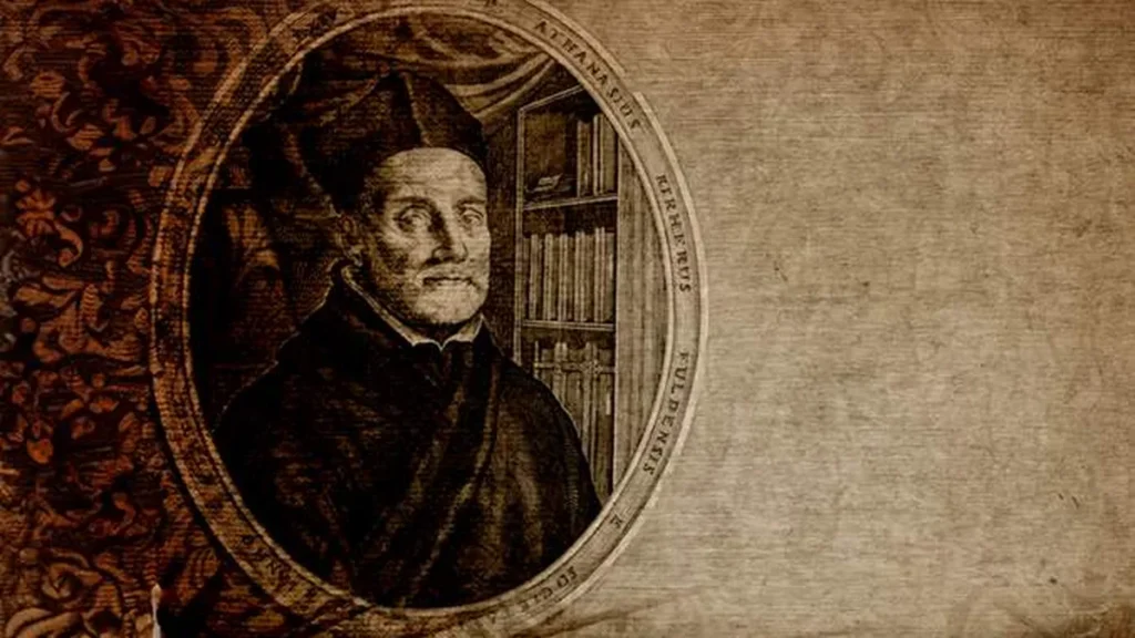 Imagem Img destaque com sibebar Athanasius Kircher do artigo Padres Cientistas: Athanasius Kircher, conhecido por sua versatilidade de conhecimentos