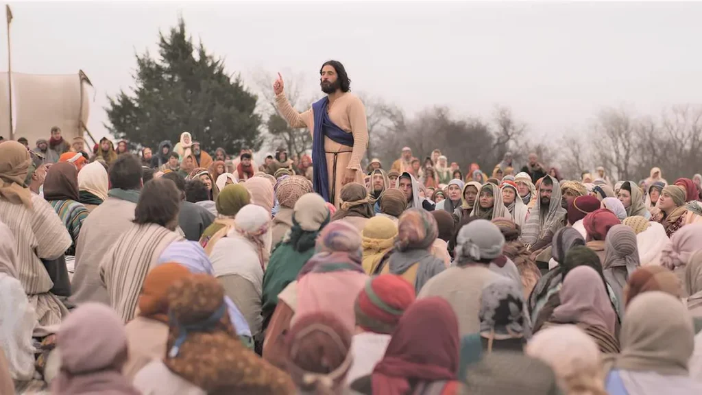 Imagem Jesus fala a multidao do artigo Conhecendo os Evangelhos: Jesus e sua família