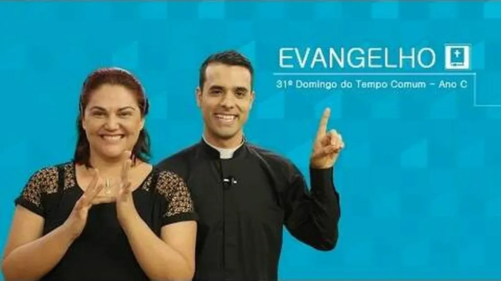 Imagem BxTKFDtJArg do artigo Evangelho em Libras: 31º Domingo do Tempo Comum – Ano C