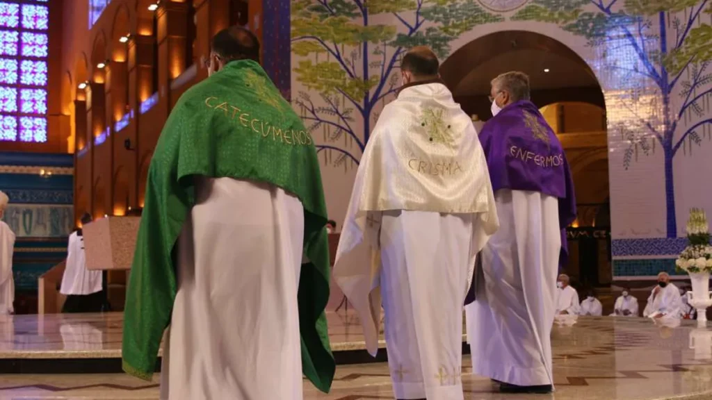 Imagem Missa do Crisma 2021 Santuario de Aparecida do artigo Qual o significado da Missa dos Santos Óleos?