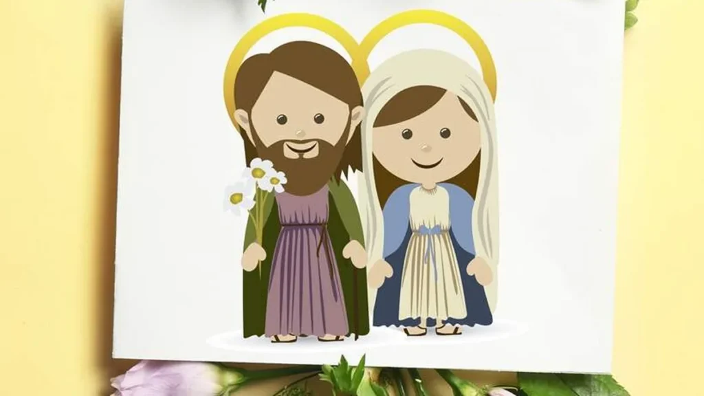Imagem noivos 2 do artigo O relacionamento de Maria e José e o seu namoro