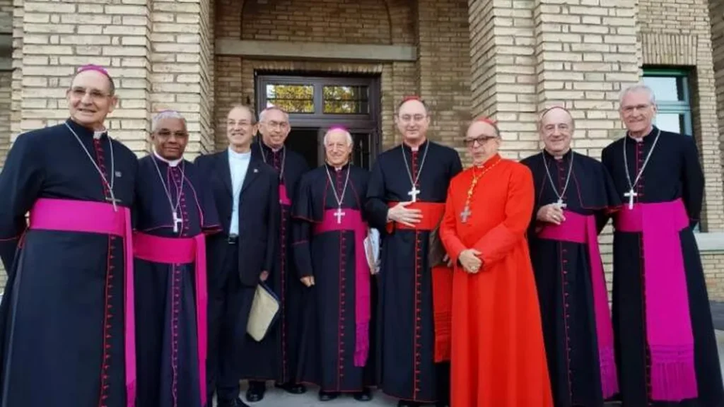 Imagem bispos cnbb do artigo Bispos brasileiros visitam Papa, dicastérios e Colégio Pio Brasileiro