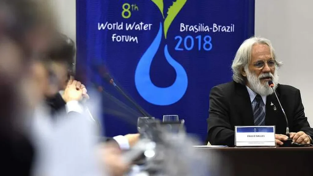 Presidente da Adasa, Paulo Salles no 8º Fórum Mundial da Água em Brasília