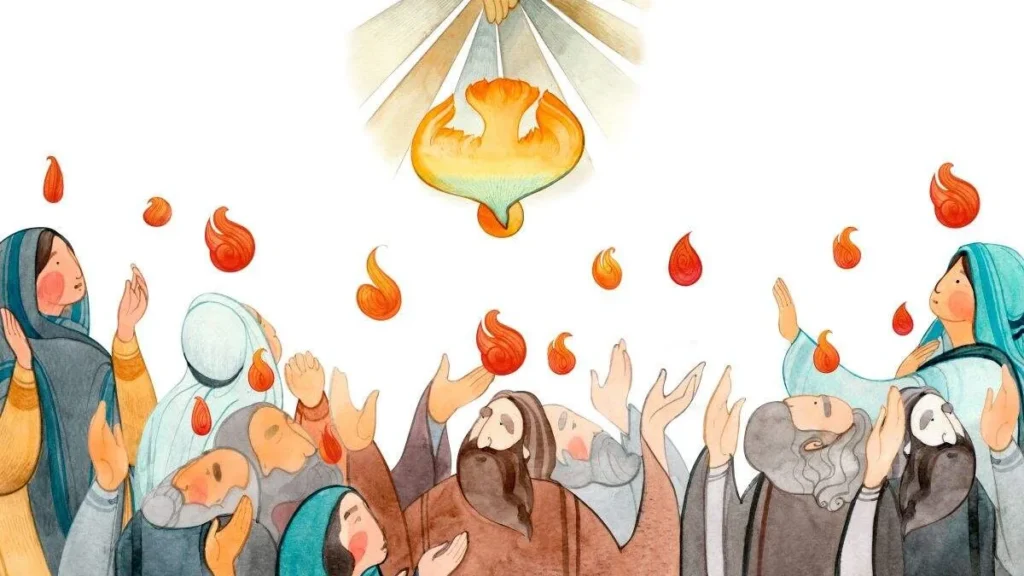 Imagem pentecostes do artigo Conheça a história de Pentecostes contada por crianças