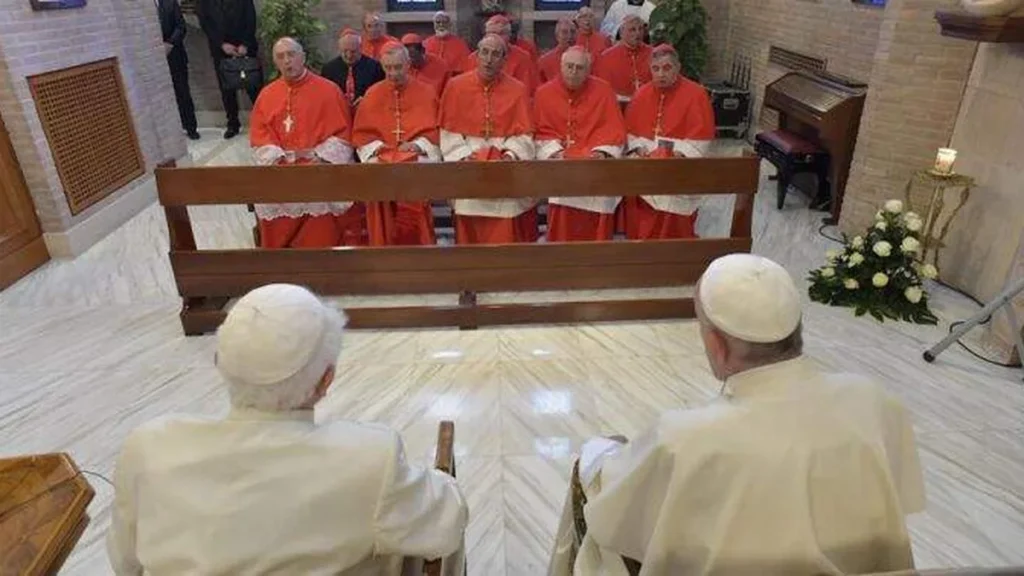 Imagem novos cardeais do artigo Francisco e novos cardeais visitam Bento XVI