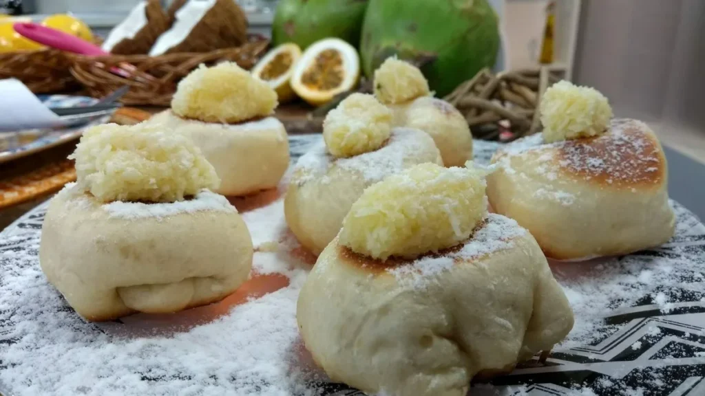 Imagem pao doce de frigideira do artigo Pão doce de frigideira recheado com coco!