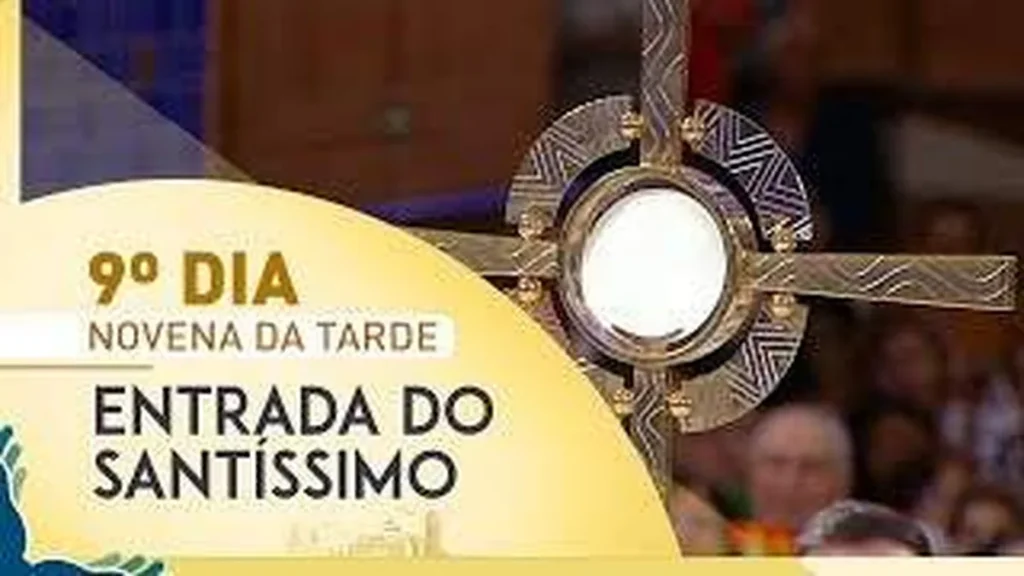 Imagem nono dia da novena da tarde entrada do santis do artigo Nono dia da Novena da Tarde: Entrada do Santíssimo Sacramento
