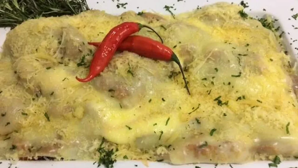 Imagem Pernil a parmegiana do artigo Pernil à parmegiana aos três queijos!