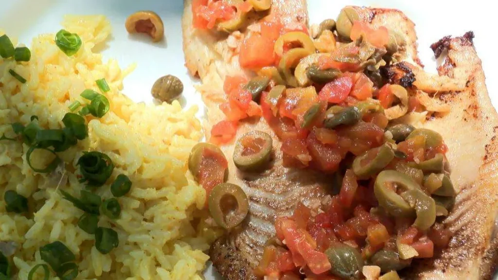 Imagem tilapia italiana do artigo Tilápia italiana e arroz à piamontese!