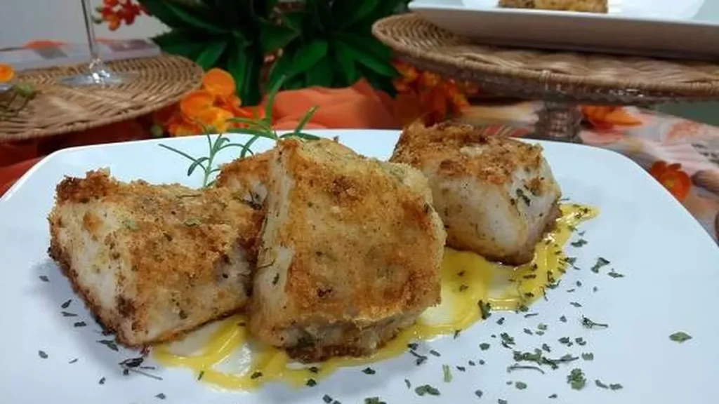 Imagem PEIXE AO MOLHO BEARNAISE COM CARPACCIO DE ABOBRINHA do artigo Peixe ao molho béarnaise com carpaccio de abobrinha
