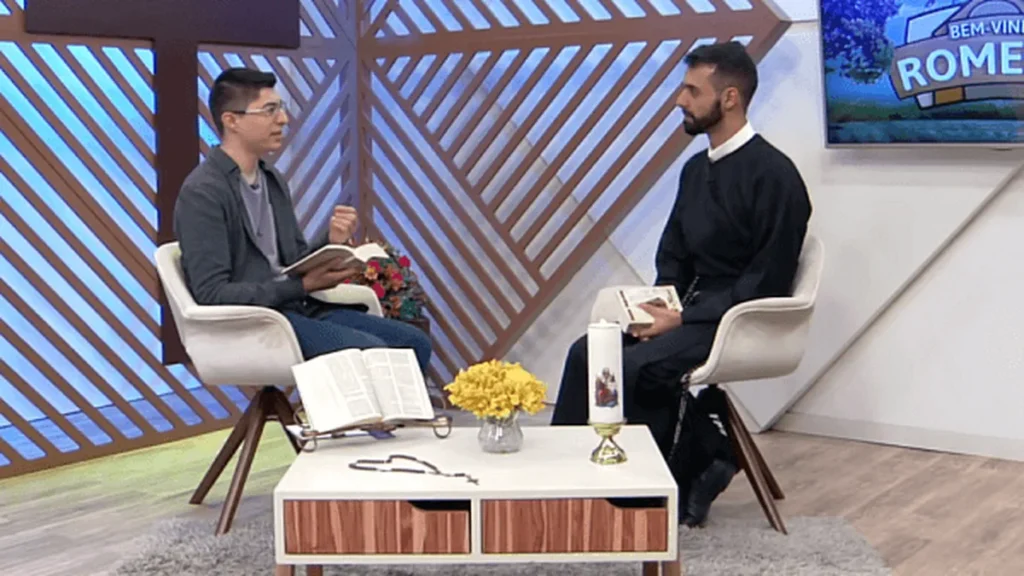 Imagem bem vindo romeiro Pe. Marcelo do artigo Saiba o que o Senhor tem a lhe dizer em João 2,13-22