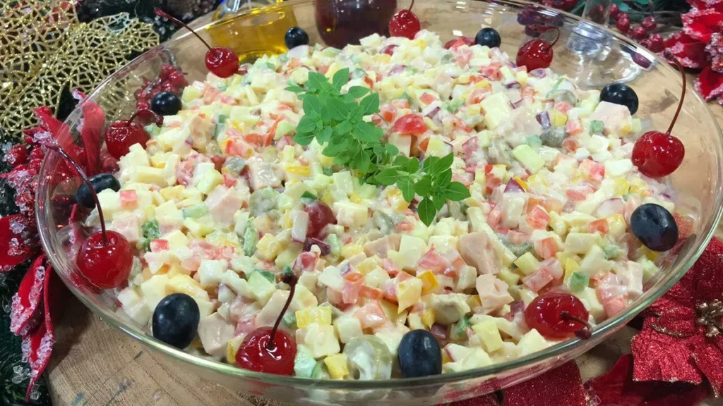 Imagem minicurso de saladas do artigo Minicurso do Santa Receita ensina como fazer saladas para as festas de fim de ano