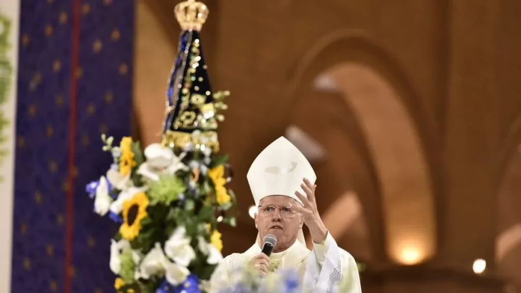 Santa Missa de Ano Novo no Santuário, celebrada no dia 31 de dezembro de 2017.