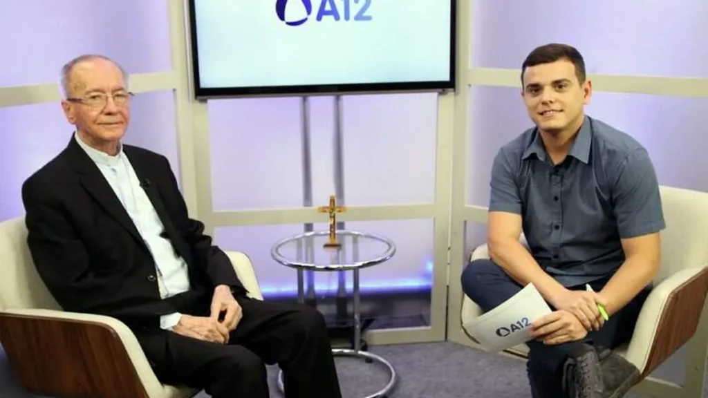 Imagem Dom Claudio Hummes e Eduardo Gois cnbb do artigo Dom Claudio Hummes: "O caminho é o diálogo"