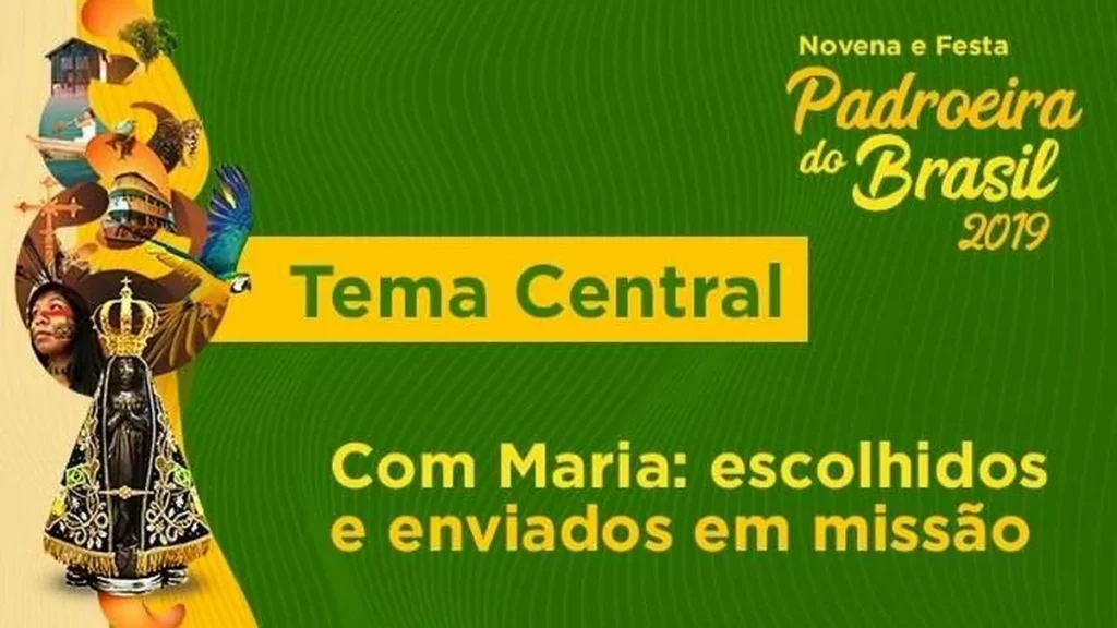 Imagem DESTAQUE TEMA FESTA DA PADROEIRA 2019 do artigo Faça parte da novena e festa da Padroeira 2019 na Rádio Aparecida!