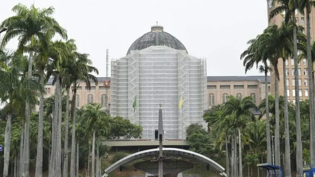Imagem Fachada norte do santuario de aparecida do artigo Novidades da Jornada Bíblica do Santuário em 2020