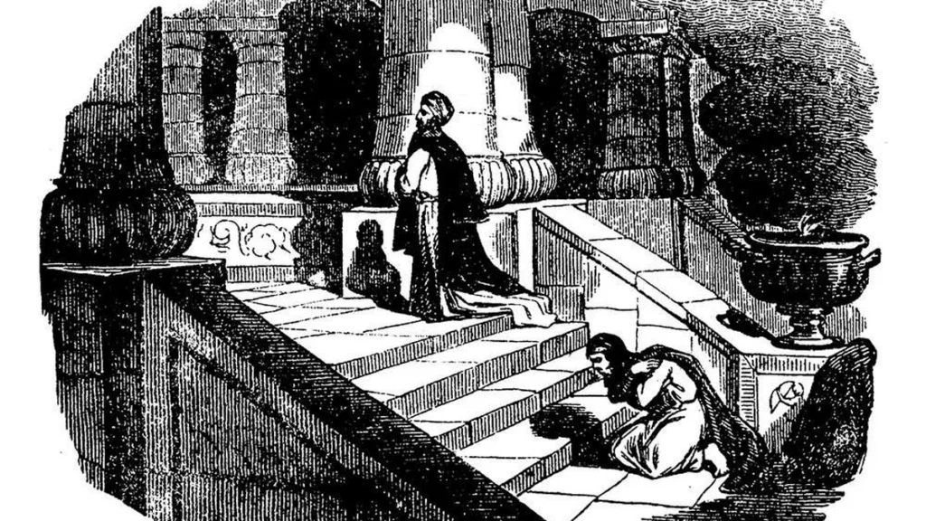 Imagem fariseu e publicano do artigo Padre Zezinho relembra atitudes de fariseu em parábola de Jesus