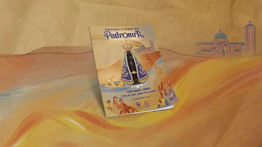 Imagem Livrinho da Novena e Festa da Padroeira 2021 do artigo Como adquirir o livreto da Novena da Padroeira com segurança e economia