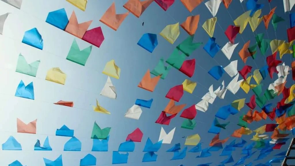 Bandeirinhas de Festa Junina