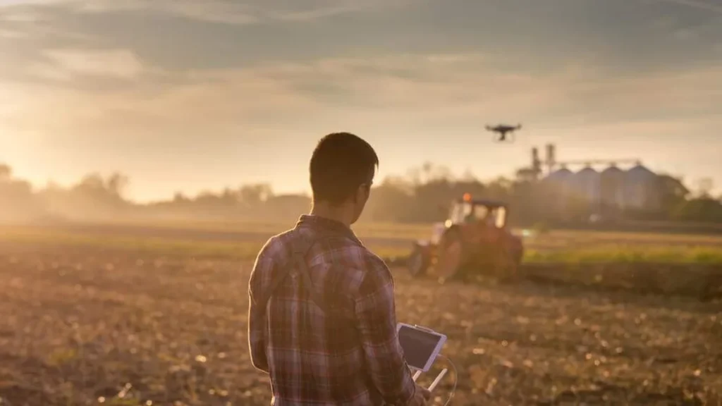 Imagem drone na agricultura do artigo Drones são úteis na agricultura? Entenda!