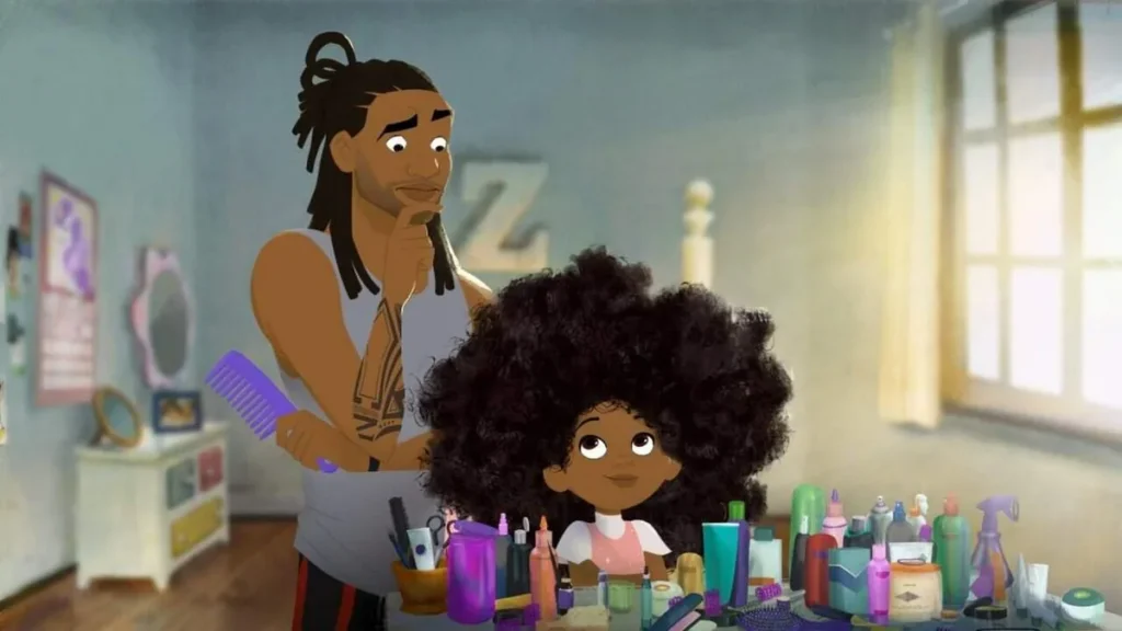 Imagem hair love 1280x720 do artigo Aprenda a amar seu cabelo com curta vencedor do Oscar