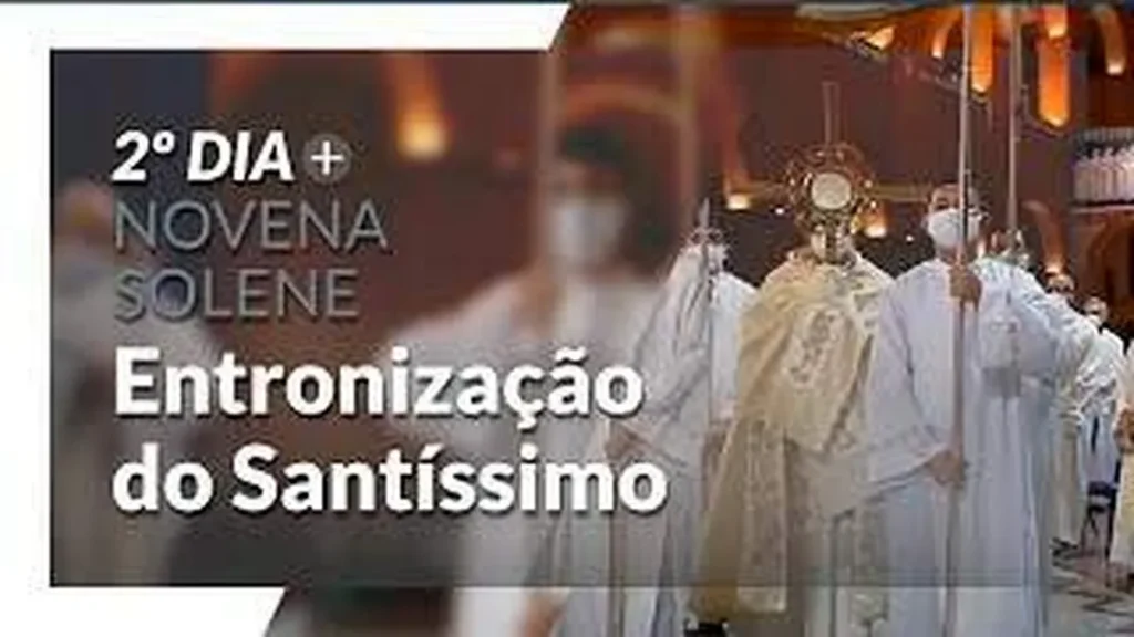 Imagem entronizacao do santissimo sacramento 2o dia do artigo Entronização do Santíssimo Sacramento - 2º Dia da Novena Solene