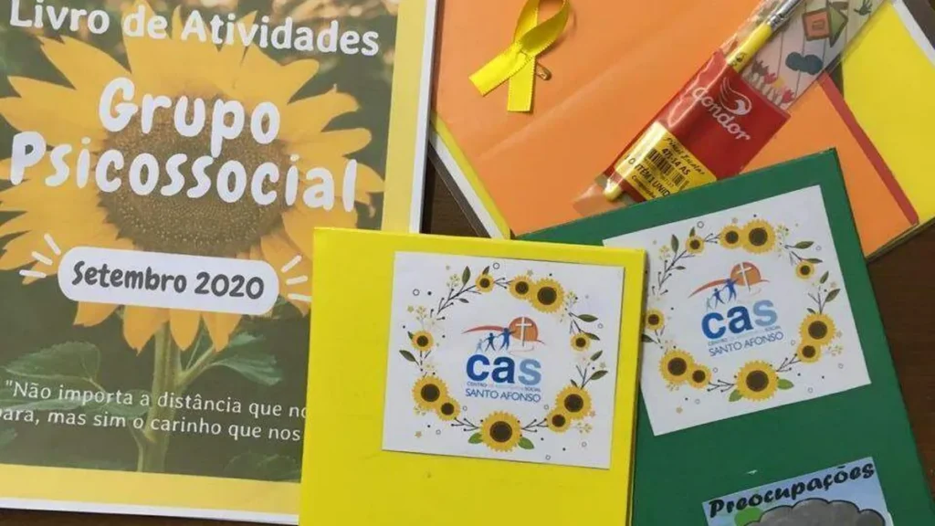 Imagem Cartilha Santo Afonso 3 do artigo Obra Social cria cartilha para ajudar na saúde emocional
