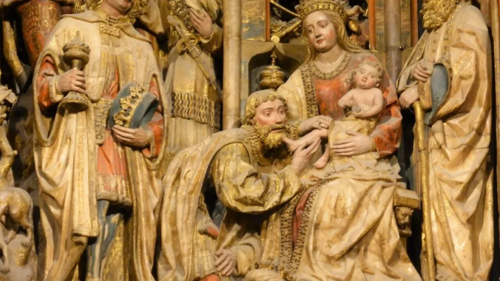 Imagem Adoracao a Jesus pelos Reis Magos do artigo Quem eram os Reis Magos e de onde vieram?