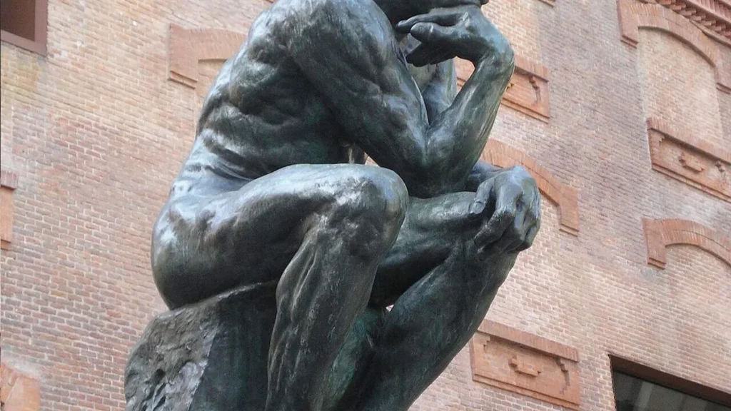 Imagem o pensador do artigo O que nos ensina a Filosofia?