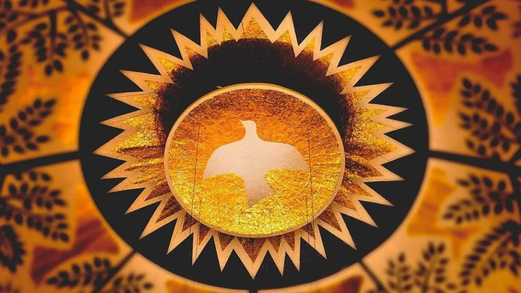 Imagem espirito santo cupula central do artigo Homilia JM: A força do Espírito Santo vence todo medo