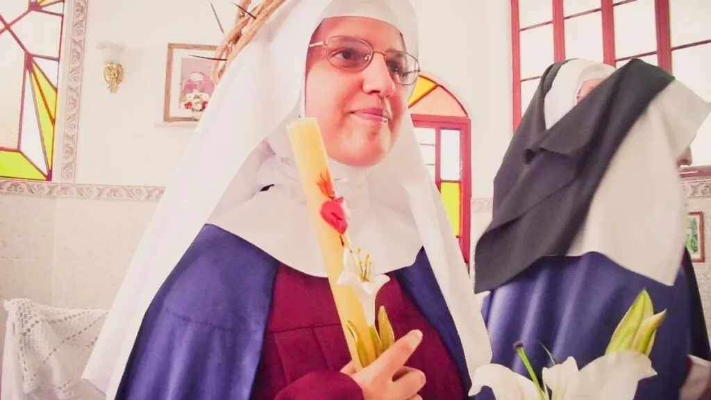 Profissão religiosa da monja redentorista Maria Aparecida do Mosteiro da Santa Face