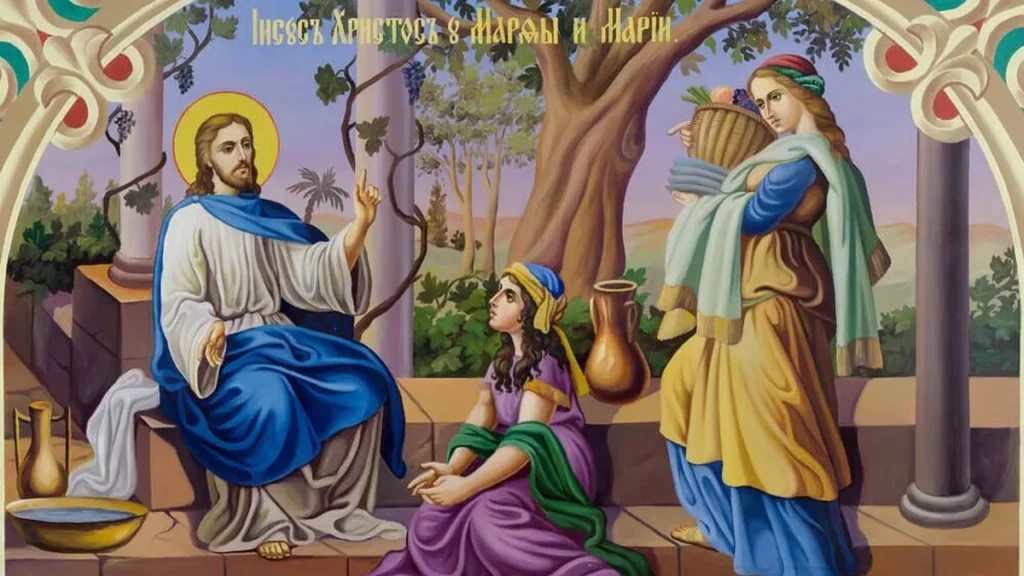 Imagem marta maria do artigo O que devemos aprender com Santa Marta e sua irmã Maria?