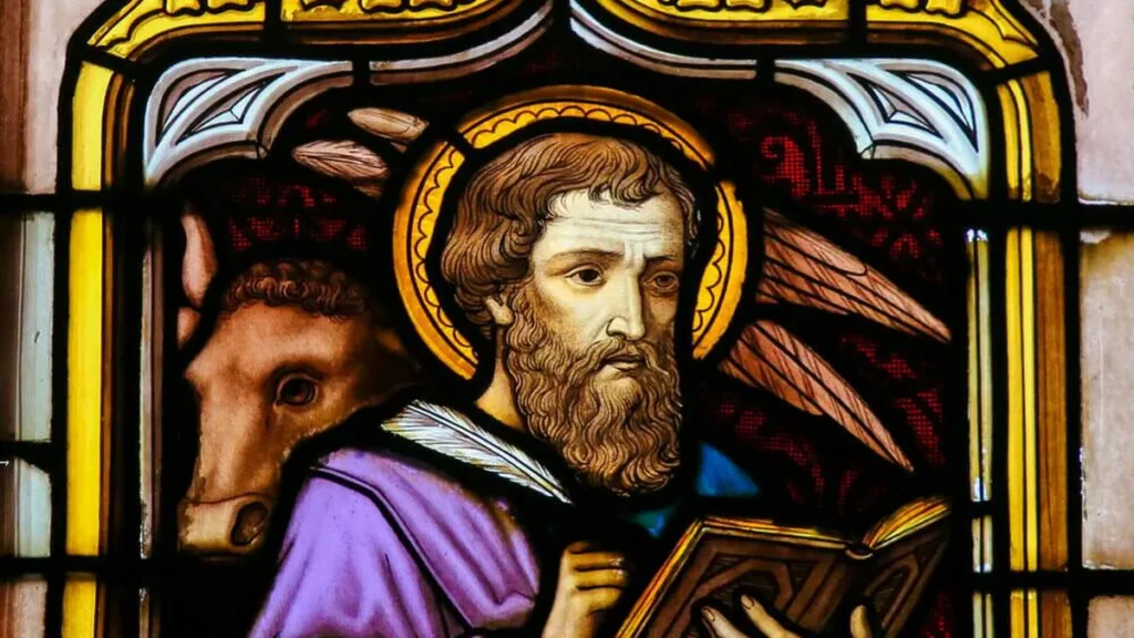 Imagem sao lucas do artigo São Lucas é espelho para o amor filial a Maria