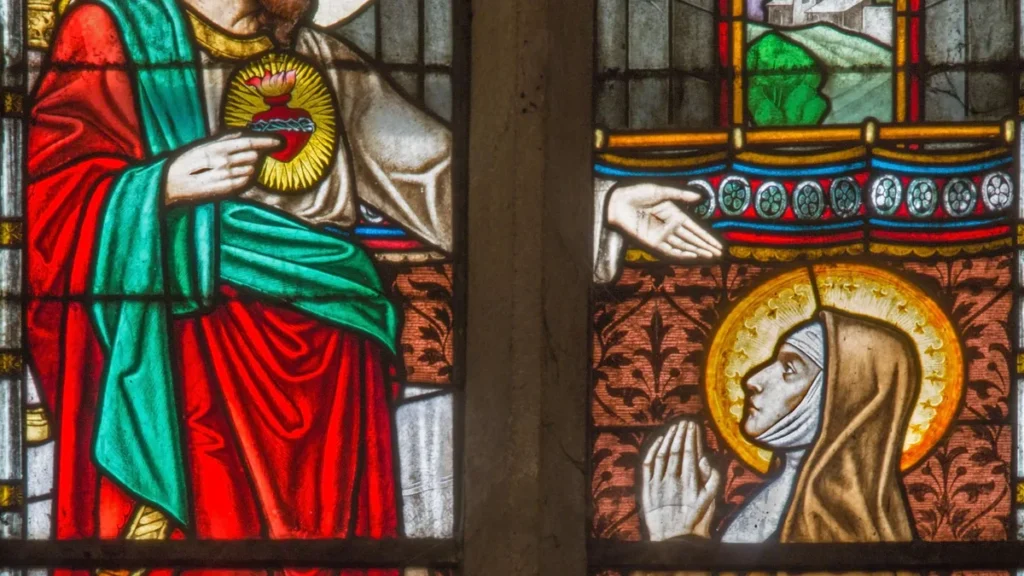 Imagem santa margarida do artigo Santa Margarida Maria Alacoque, a vidente do Coração de Jesus