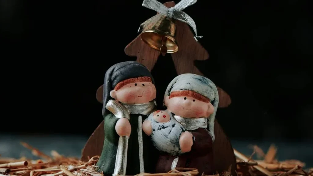 Imagem presepio com Jesus Maria e Jose do artigo Presépio de Natal para crianças: imprima, recorte e monte em casa