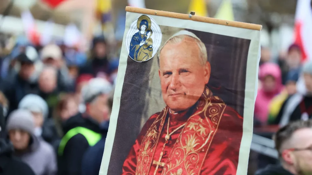 Imagem sao joao paulo ii do artigo A devoção de São João Paulo II a Nossa Senhora