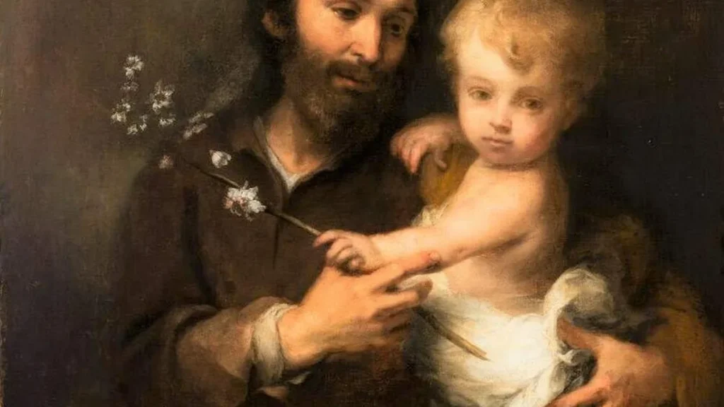Imagem Sao Jose e o menino Jesus do artigo O Nascimento de Jesus pela visão de São José