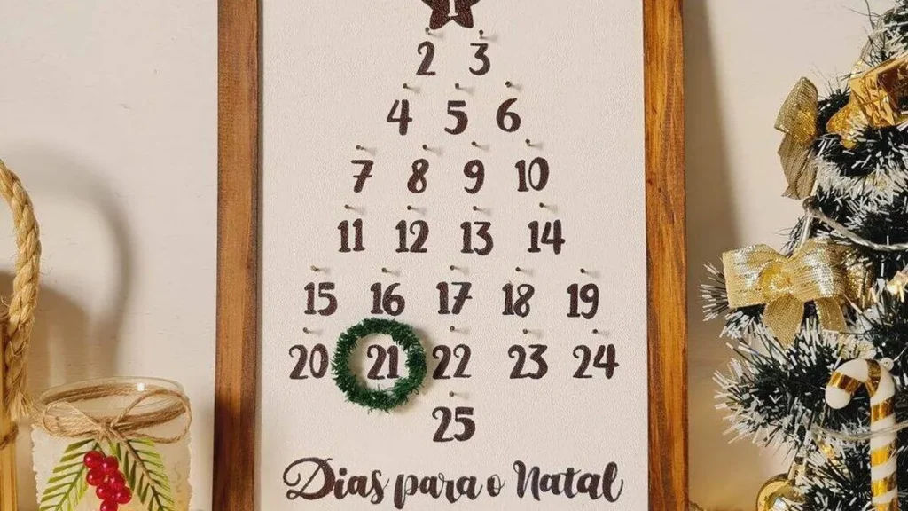 Imagem calendario do advento do artigo Calendário Advento (pintura criativa) - Faça Você Mesmo