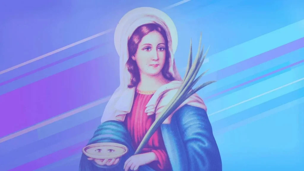 Imagem santa luzia do artigo Oração a Santa Luzia