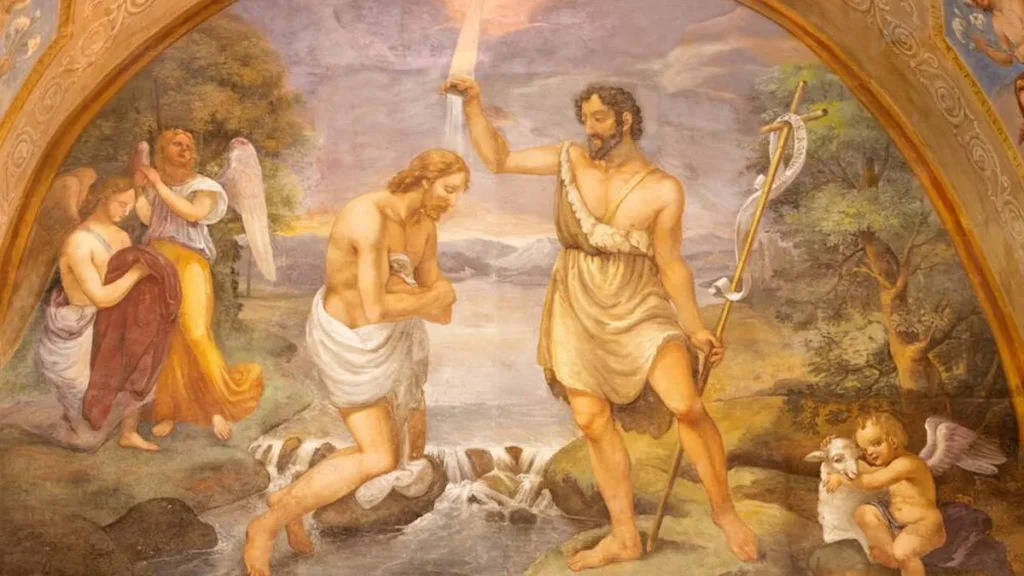 Imagem batismo de Jesus do artigo Conhecendo os Evangelhos: Batismo do Senhor (Lc 3, 21-22)