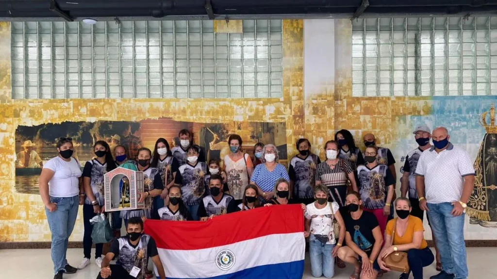 Imagem Representante Delmira do artigo Projeto Aparecida pelo Brasil ultrapassa fronteiras e chega até o Paraguai