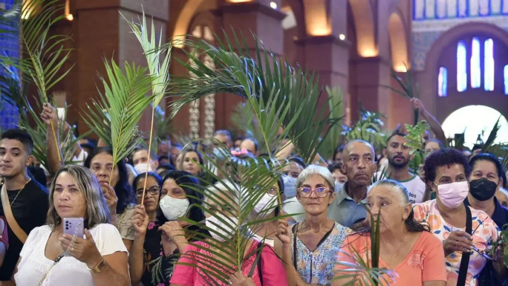 Imagem Domingo de Ramos 2022 do artigo Domingo de Ramos marca a abertura da Semana Santa no Santuário de Aparecida